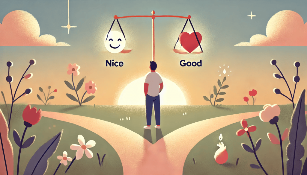 The Difference Between Being Nice and Being Good